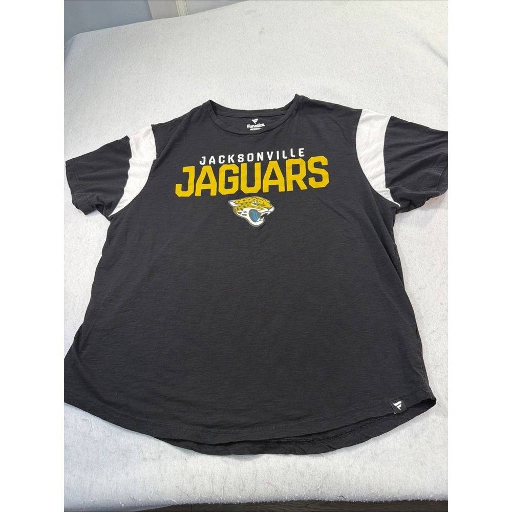 Fanatics‎ Men's Jacksonville Jaguars Black 2X Large Short Sleeve T-Shirt